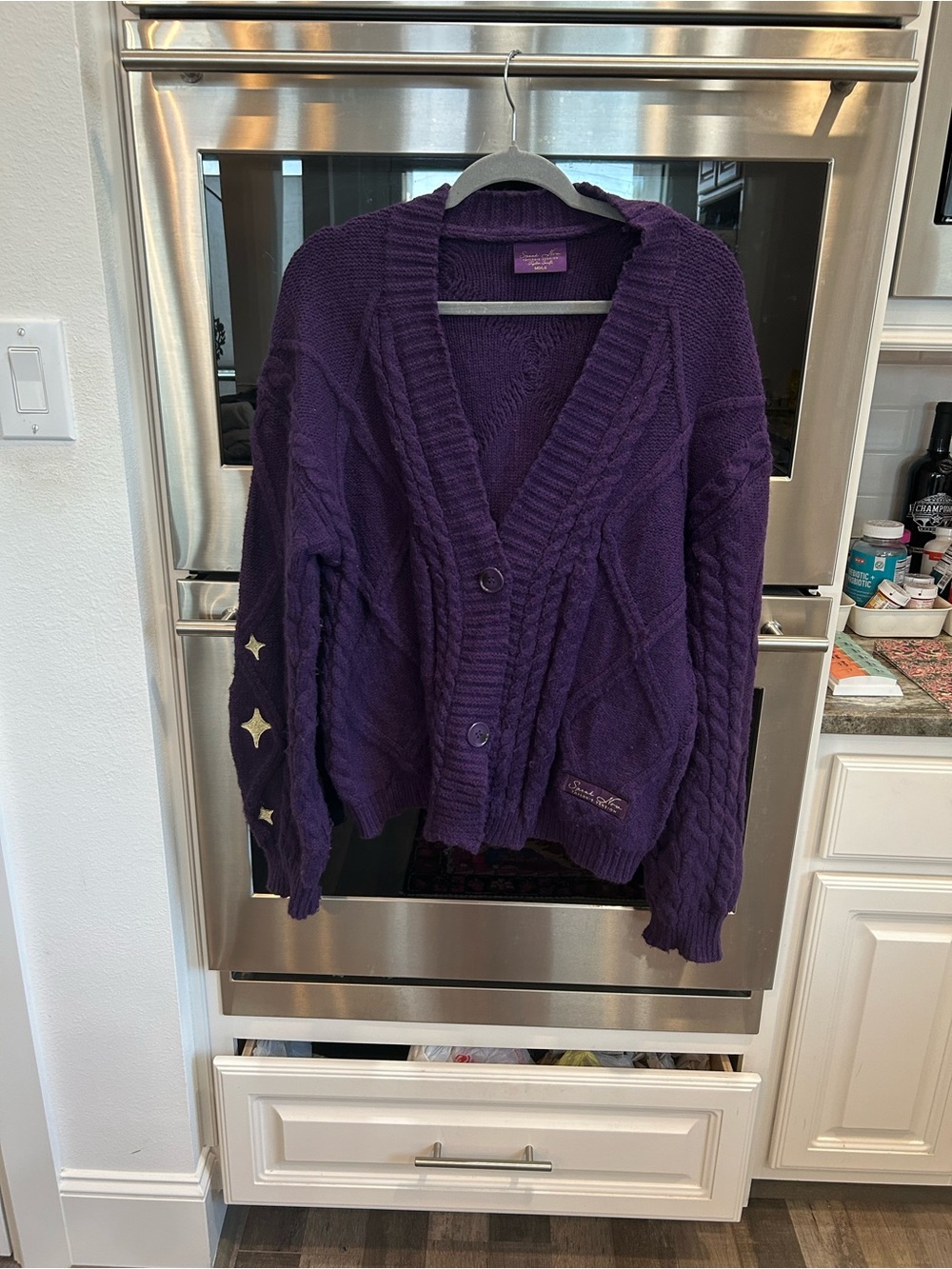Taylor Swift speak now  Cable Knit Cardigan size M/L has piling wear